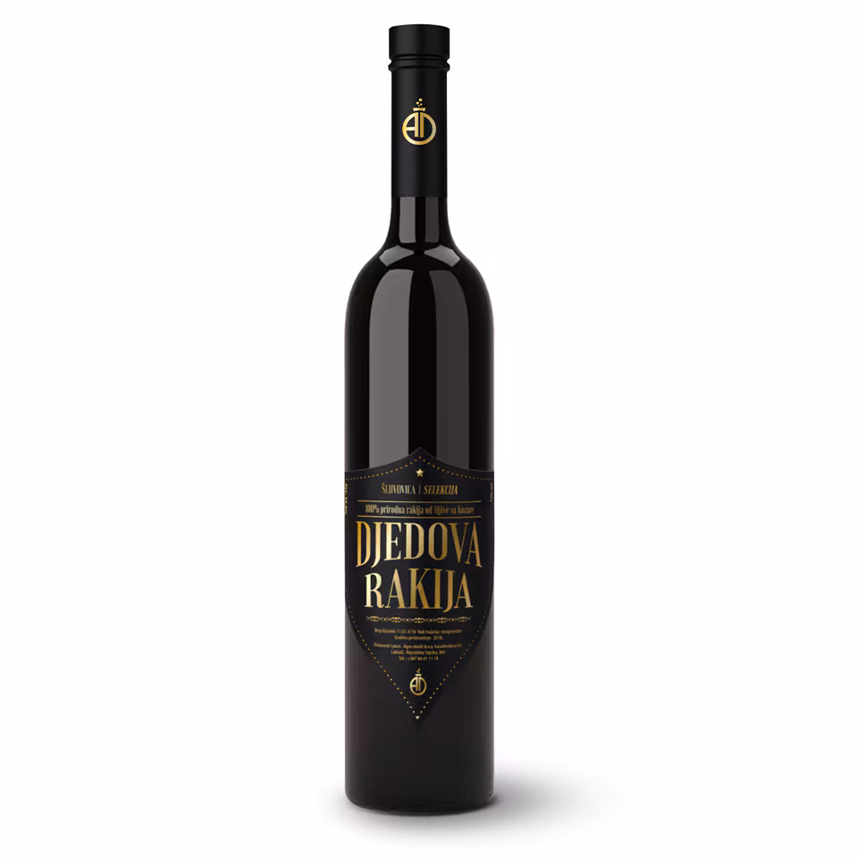 DJEDOVA RAKIJA šljiva 39% 0.75l